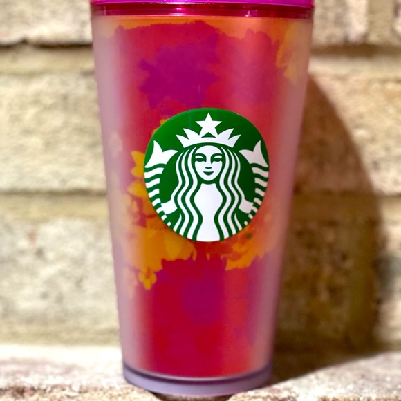 NEW❤️💗💛Starbucks Summer 2022 Release 2 Soft Touch Festive Floral Grande Tumblr - Picture 6 of 7